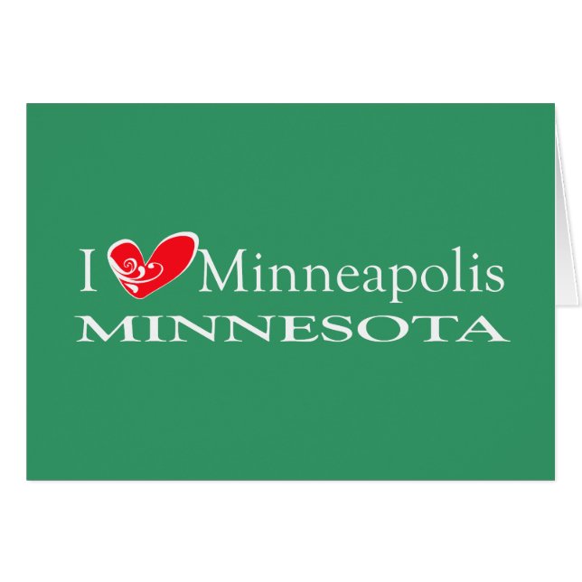I Love Minneapolis Minnesota (Devant horizontal)
