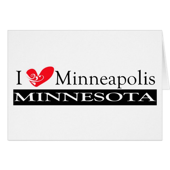 I Love Minneapolis Minnesota (Devant horizontal)