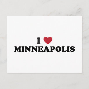 I Love Minneapolis Minnesota Briefkaart