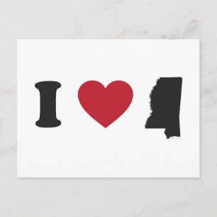 I Love Mississippi Briefkaart