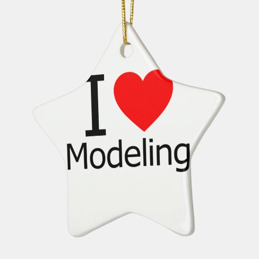 I Love Modelling Keramisch Ornament (Links)