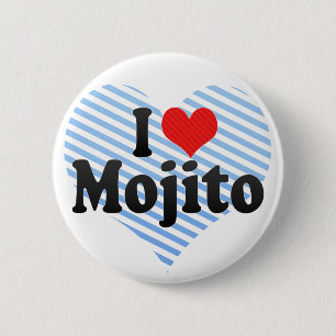 I Love Mojito Ronde Button 5,7 Cm