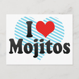 I Love Mojitos Briefkaart