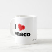 I Love Monaco Koffiemok (Voorkant links)