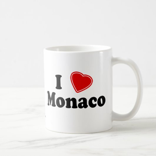 I Love Monaco Koffiemok (Rechts)