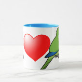 I Love Monk Parakeets Mok (Midden)