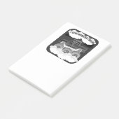 I Love Monster Trucks Douche Gris Échelle Post-it  (Incliné)