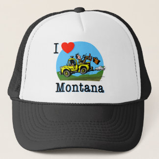 I Love Montana Country Taxi Trucker Pet