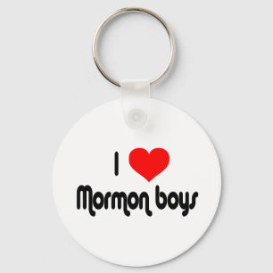 I Love Mormon Boys Sleutelhanger