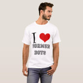 I Love Mormon Boys T-shirt (Voorkant volledig)