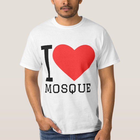 I love mosque t-shirt (Voorkant)