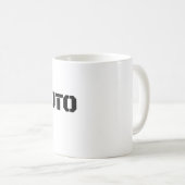 I Love Moto Motorcycle Coffee Mug (Devant droit)