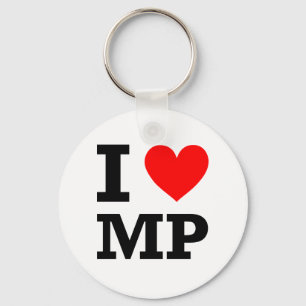 I Love MP Design Sleutelhanger