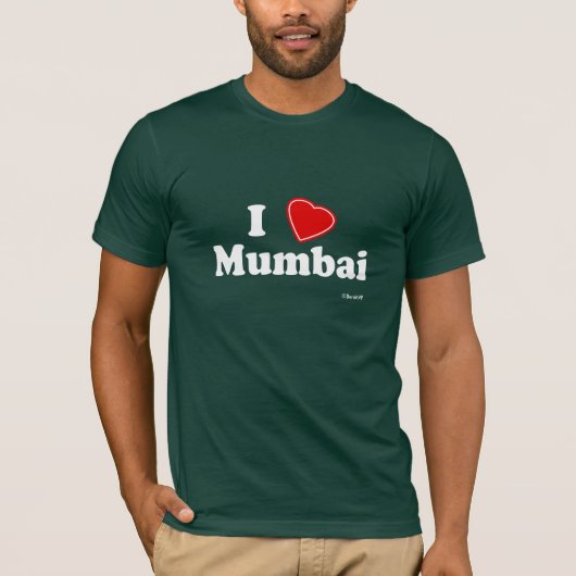 I Love Mumbai T-shirt (Voorkant)
