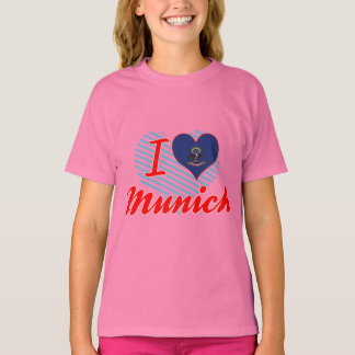 I Love München, North Dakota T-shirt