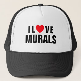 I Love Murals™ Trucker Hat Pet