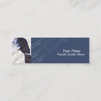 I Love Music - Business-, Profile Card Mini Visitekaartje