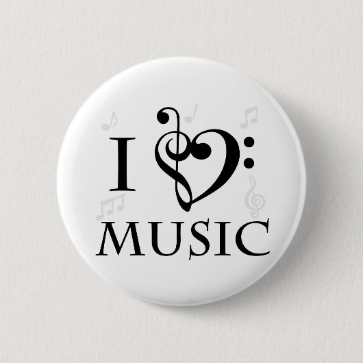 I Love Music Button (Voorkant)