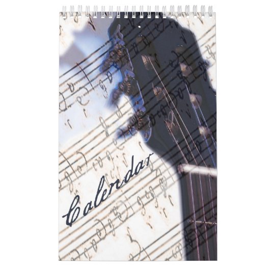 I Love Music - Calendrier Small (Protection)