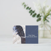 I Love Music - Carte de visite Large (Debout devant)