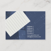 I Love Music - Carte de visite Large (Dos)