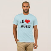 I Love Music T-Shirt (Devant entier)