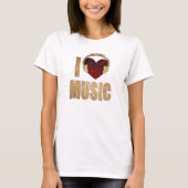 I Love Music T-Shirt (Devant)