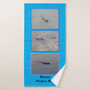 I Love Muskrats Serviette de bain