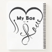 I Love My Bae • You = ♥ Notitieboek (Achterkant)