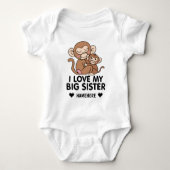 I Love My Big Sister Romper (Voorkant)