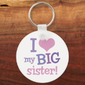 I Love My Big Sister Sleutelhanger (Voorkant)