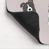 I Love My Border Collie Mouse Pad Muismat (Hoek)