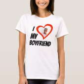 I Love my Boyfriend Custom T-Shirt (Devant)