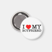 I love My Boyfriend  Magneet (Voorkant / Achterkant)