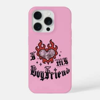 I Love My Boyfriend - Red - DingusDesign iPhone 15 Pro Hoesje