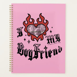 I Love My Boyfriend - Red - DingusDesign Planner
