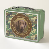 I Love My Chesapeake Bay Retriever Cammo Lunchbox (Dos)