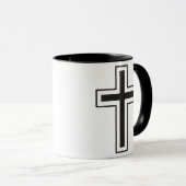 I Love My Church Coffee Mug with Cross (Devant droit)