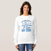 I Love My Code Trui (Voorkant volledig)
