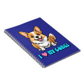 I Love My Corgi Notitieboek (Rechterzijde)