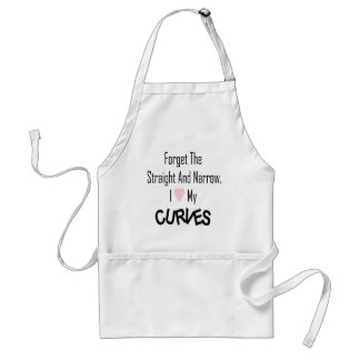 I Love My Curves-BBQ Apron Standaard Schort