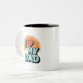 I Love My Dad Mug – Heartfelt Custom Gift (Devant gauche)