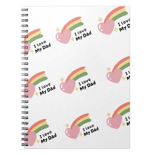 I Love My Dad Notitieboek (Voorkant)
