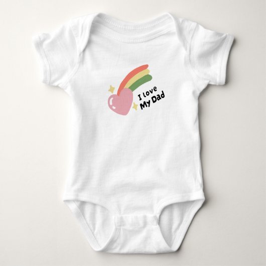 I Love My Dad Romper (Voorkant)