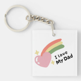 I Love My Dad Sleutelhanger