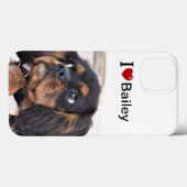 I Love My Dog personalized photo Case-Mate iPhone Case (Achterkant (horizontaal))