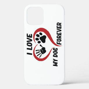 I love my dog throw pillow iPhone 12 pro hoesje