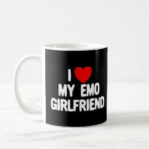 I Love My Emo Girlfriend Red Heart Emo Girlfriend Koffiemok
