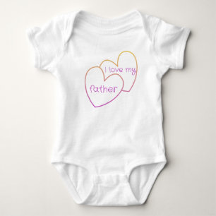 I love my father romper