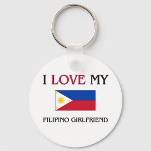 I Love My Filipino Girlfriend Sleutelhanger